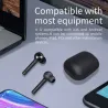 écouteurs sans fil Bluetooth - noir - léger