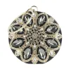 Diamant de luxe - petite bourse - fleur de cristal