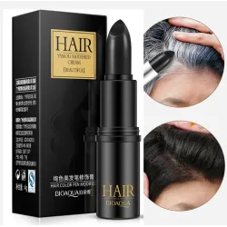 Fixation de cheveux gris temporaire - bâton de crème cheveux noir - teinture cheveux