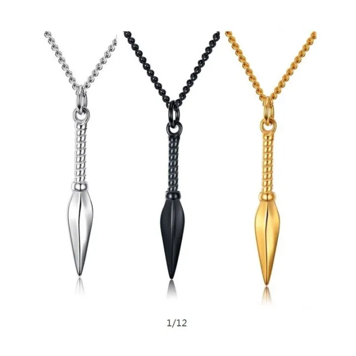 Pendentif Spear - collier - 3 couleurs