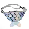 Fish scale fanny pack - waist bag - shiny - 4 coloursBags