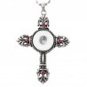 Stainless steel - christian cross pendant - 3 colours - necklaceNecklaces
