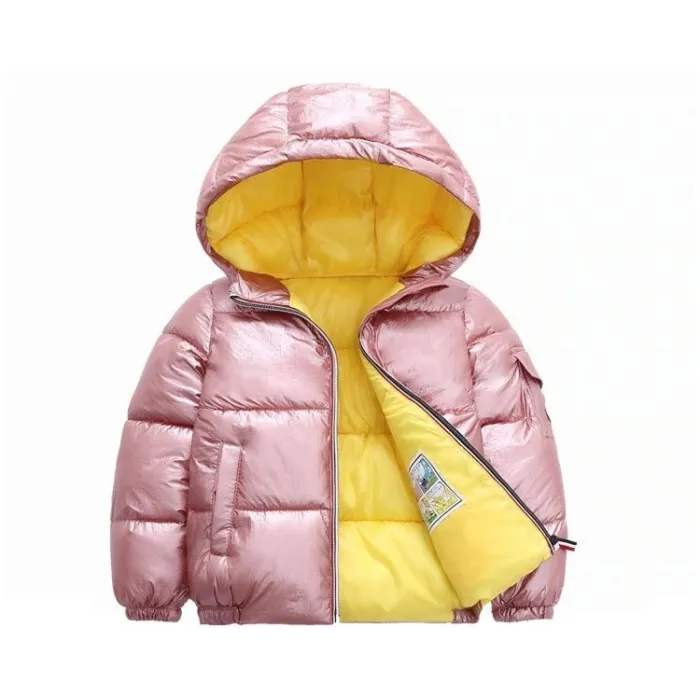 Veste enfant chaud avec capuche - coton - hydrofuge