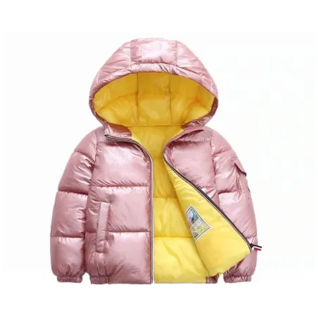 Veste enfant chaud avec capuche - coton - hydrofuge