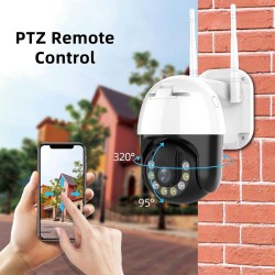 3MP - WIFI - IP Camera - Outdoor - Wireless - H.265 - Security CCTV Caméra