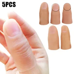5 pièces - faux doigts en silicone - Jouet d'Halloween