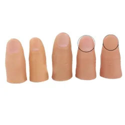 5 pièces - faux doigts en silicone - Jouet d'Halloween