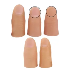 5 pièces - faux doigts en silicone - Jouet d'Halloween