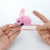Bande de cheveux élastiques avec lapin