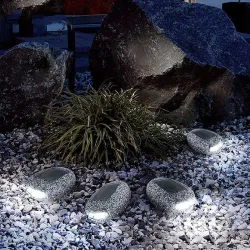 Pierre LED - Pebbles - étanche - Rock Light - Lampe solaire