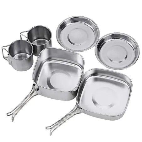 Sac à dos - Camping - Cookware Pot Set - Acier inoxydable