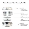 Sac à dos - Camping - Cookware Pot Set - Acier inoxydable