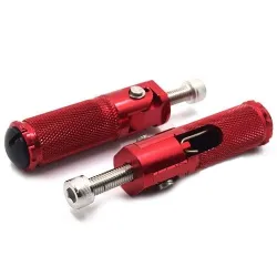 Universal motorcycle folding footrests rear pedals 2 pieces - BMW Honda Kawasaki YamahaFoot rests