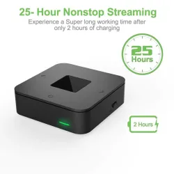 Bluetooth 5.0 - Récepteur émetteur - Sans fil - Adaptateur audio - TV - PC - Voiture