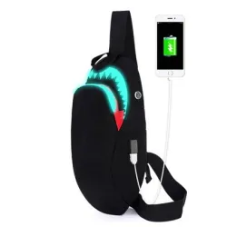 Charge USB - Sac à dos lumineux - Shark