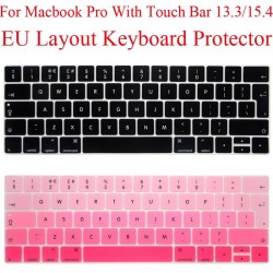 EU Keyboard Protector - Macbook Pro 13 - 13.3 - Silicone - Protection
