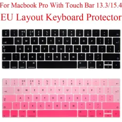 EU Keyboard Protector - Macbook Pro 13 - 13.3 - Silicone - Protection