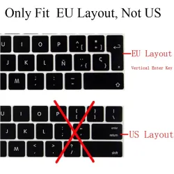 EU Keyboard Protector - Macbook Pro 13 - 13.3 - Silicone - ProtectionKeyboards