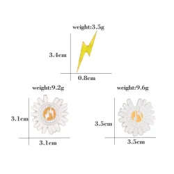 Eclairage Daisy - Email Pins - Broches