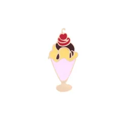 Crème glacée - Cake - Cartoon - Brooch