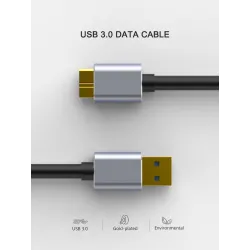 Micro B USB - 3.0 Câble - 5Gbps - Câble disque dur externe