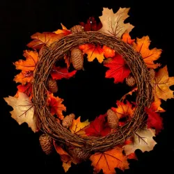45cm - Pumpkin - Affichage de la porte - Spooky Halloween