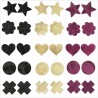 10pairs - Lace - Nipple Covers - Star - Circle - HeartBeachwear