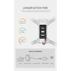 MJX B8 Bugs 8 - LED light - Brushless - Racer Drone - Rouge