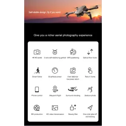 F4 - GPS - 5G - WIFI - 2KM - FPV - 4K - HD Camera - 2-Axis - Gimbal - Brushless - FoldableR/C drone