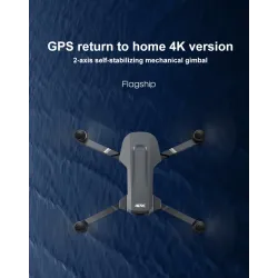 F4 - GPS - 5G - WIFI - 2KM - FPV - 4K - HD Camera - 2-Axis - Gimbal - Brushless - FoldableR/C drone
