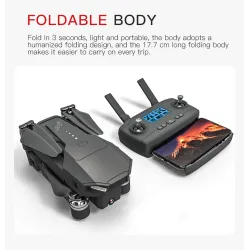 KF107 - GPS - 5G - WiFi - 1.2KM - 4K Servo Camera - Optical Flow Positioning - Brushless - Foldable - One Battery