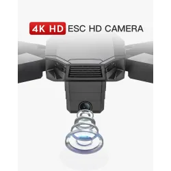KF107 - GPS - 5G - WiFi - 1.2KM - 4K Servo Camera - Optical Flow Positioning - Brushless - Foldable - One Battery