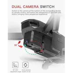 KF107 - GPS - 5G - WiFi - 1.2KM - 4K Servo Camera - Optical Flow Positioning - Brushless - Foldable - One Battery