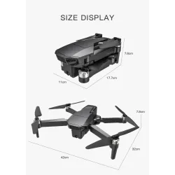 KF107 - GPS - 5G - WiFi - 1.2KM - 4K Servo Camera - Optical Flow Positioning - Brushless - Foldable - One Battery