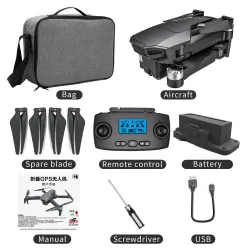 KF107 - GPS - 5G - WiFi - 1.2KM - 4K Servo Camera - Optical Flow Positioning - Brushless - Foldable - One Battery