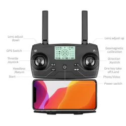 JJRC X17 - GPS - 5G - 6K ESC - HD Camera - 2-Axis Gimbal - Optical Flow Positioning - Brushless - Foldable