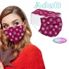 50 pièces - masque antibactérien jetable - 3 couches - unisex - motifs de Noël