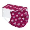 50 pièces - masque antibactérien jetable - 3 couches - unisex - motifs de Noël