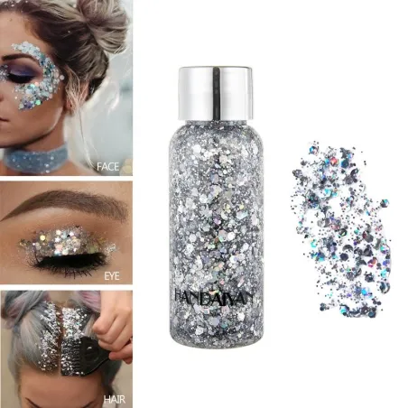 Paillettes liquides - maquillage gel - fard d'oeil - rouge à lèvres