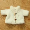 Plush teddy bear with white coat - toyCuddly toys