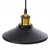 E27 - lampe vintage noire - longueur réglable rétractable