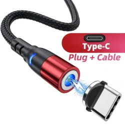 Micro usb - câble magnétique - type c - câble de charge
