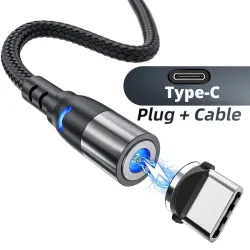 Micro usb - câble magnétique - type c - câble de charge