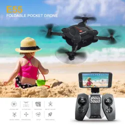 Chaque pièce E55 Mini - WiFi - FPV - Foldable - Red - RTF