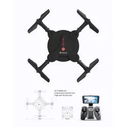 Chaque pièce E55 Mini - WiFi - FPV - Foldable - Red - RTF
