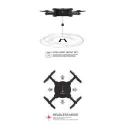 Chaque pièce E55 Mini - WiFi - FPV - Foldable - Red - RTF