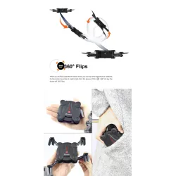 Chaque pièce E55 Mini - WiFi - FPV - Foldable - Red - RTF