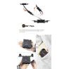 Chaque pièce E55 Mini - WiFi - FPV - Foldable - Red - RTF