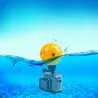 Bouchon flottant multifonctionnel - boule omnidirectionnelle sous-marine - pour GoPro Hero 5 4 3 / Xiaomi / SJCAM