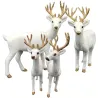 Décoration de Noël - renne blanche - deer
